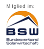 Wir sind Mitglied im BSW Bundesverband Solarwirtschaft