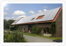 Solaranlage Wohnhaus